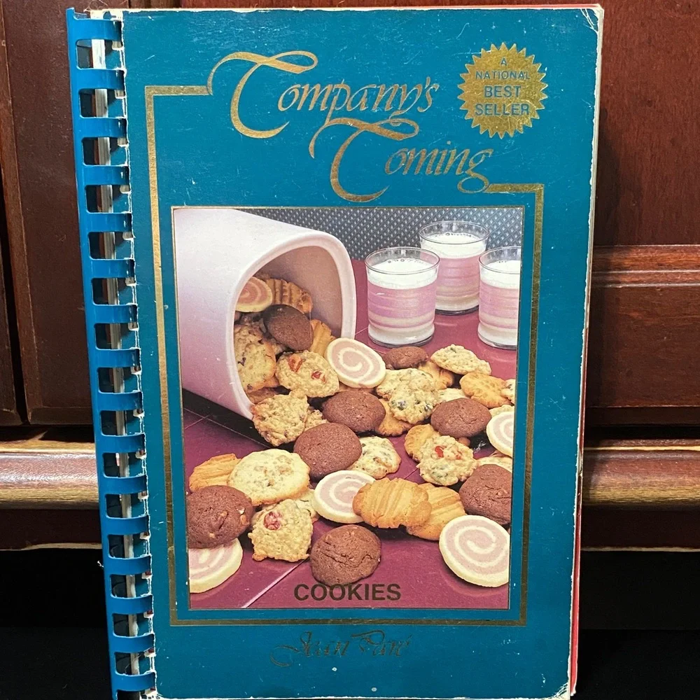 Jean Pare Company's Coming Cookies spiral bound Cookbook